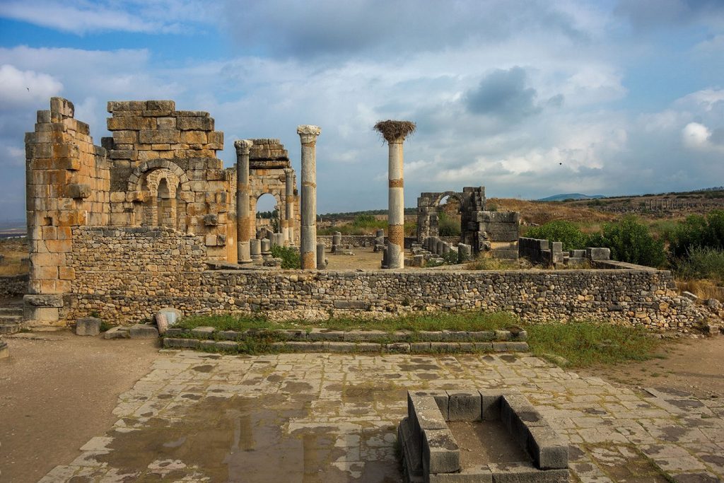 Volubilis Roman capital in Morocco