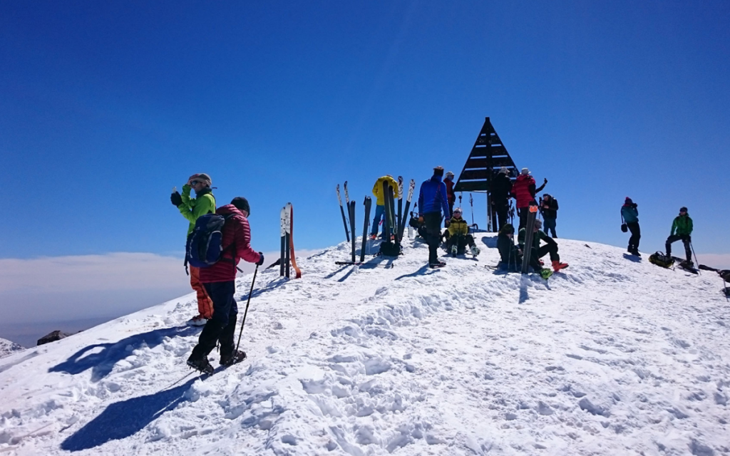 Winter challenge in Toubkal Morocco