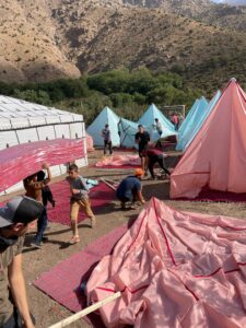 tents in Imlil